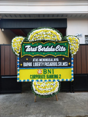 Papan Bunga Duka di Ancol