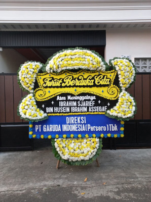 Papan Bunga Duka di Ancol